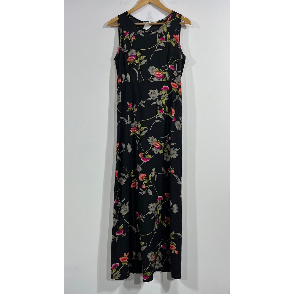 Calif Concepts VTG Babydoll Butter Mom 90s Floral Maxi Dress Womens 8 Feminine